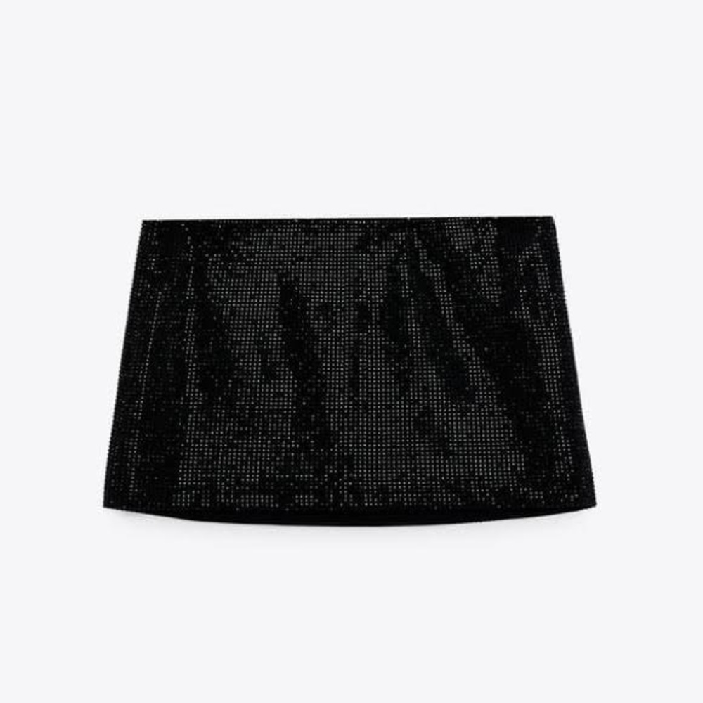 Zara sparkle mini skirt